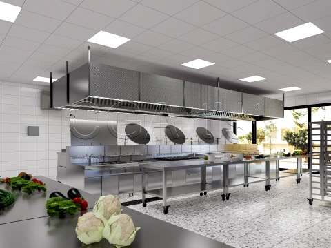 Commercial Kitchen 3 3D Model