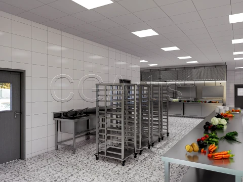 Commercial Kitchen 3 3D Model