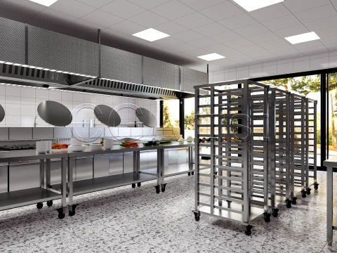 Commercial Kitchen 3 3D Model