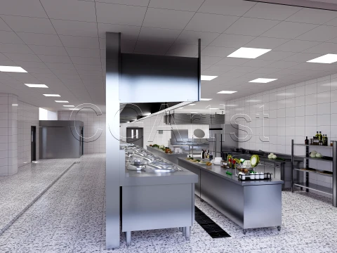 Commercial Kitchen 3 3D Model
