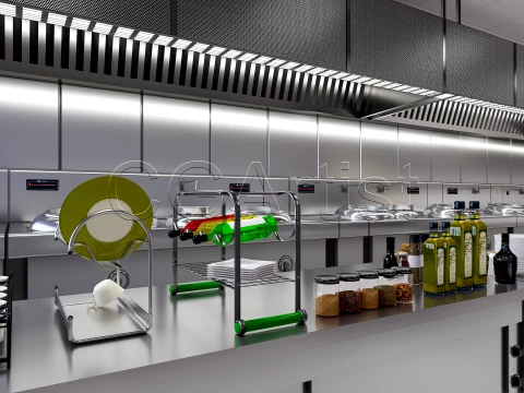Commercial Kitchen 3 3D Model