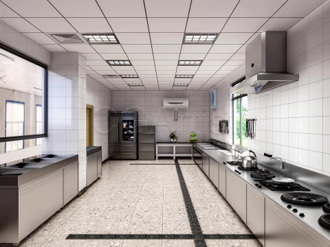 Commercial Kitchen 5 3D Model