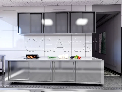 Commercial Kitchen 7 3D Model