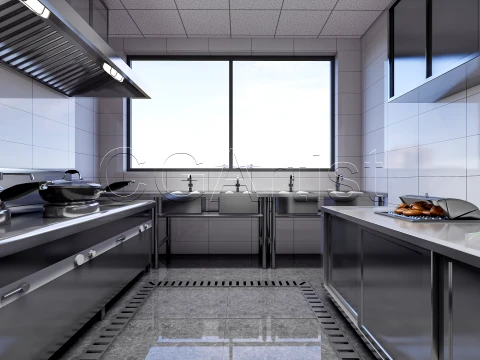 Commercial Kitchen 7 3D Model
