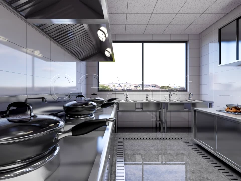 Commercial Kitchen 7 3D Model