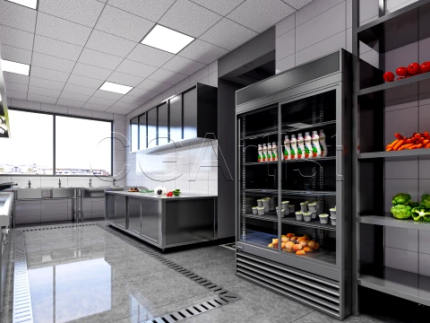 Commercial Kitchen 7 3D Model