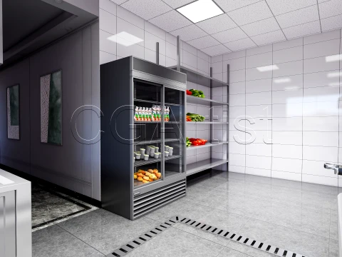 Commercial Kitchen 7 3D Model