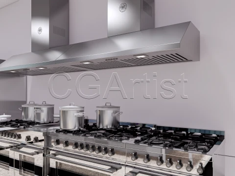 Commercial Kitchen 8 3D Model
