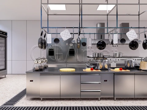 Commercial Kitchen 8 3D Model