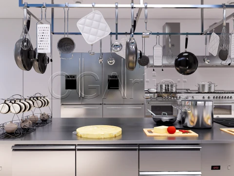 Commercial Kitchen 8 3D Model