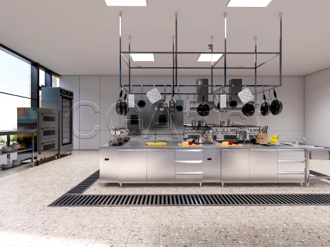 Commercial Kitchen 8 3D Model