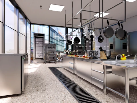 Commercial Kitchen 8 3D Model