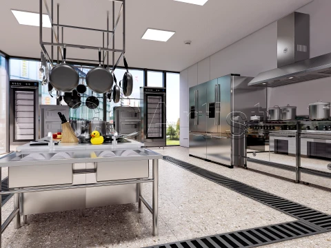 Commercial Kitchen 8 3D Model