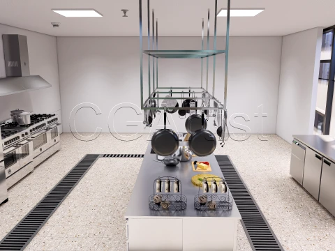 Commercial Kitchen 8 3D Model