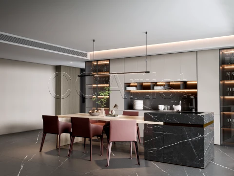 Dining room 2 3D Model