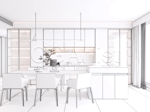 Dining room 2 3D Model