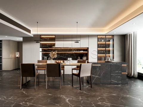 Dining room 3 3D Модель