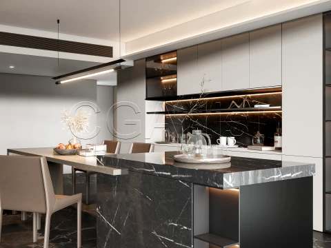 Dining room 3 3D Model
