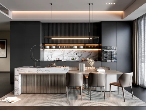 Dining room 4 3D Model