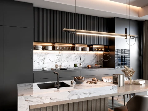 Dining room 4 3D Model