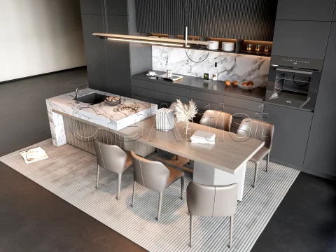 Dining room 4 3D Model