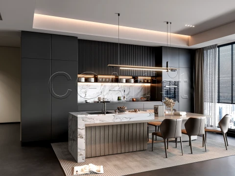 Dining room 4 3D Model