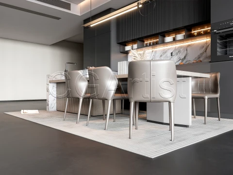 Dining room 4 3D Model
