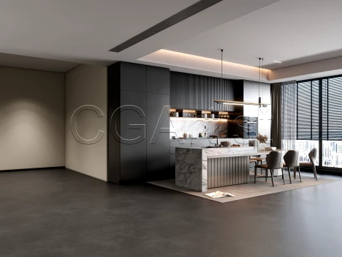 Dining room 4 3D Model