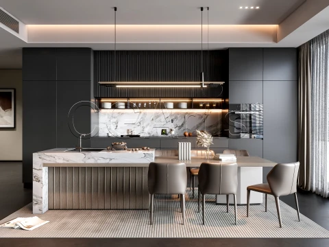 Dining room 4 3D Model