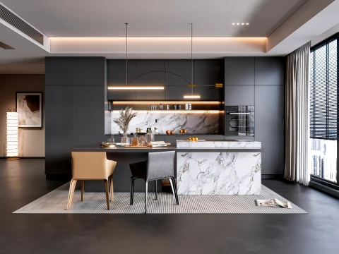 Dining room 5 3D Модель