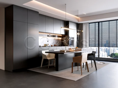 Dining room 5 3D Model