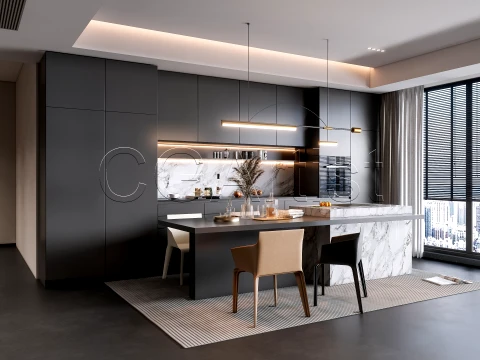 Dining room 5 3D Model