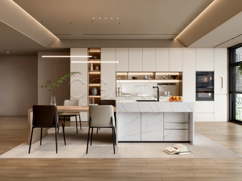Dining room 6 Modelo 3D