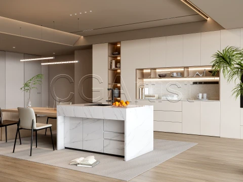 Dining room 6 Modelo 3D