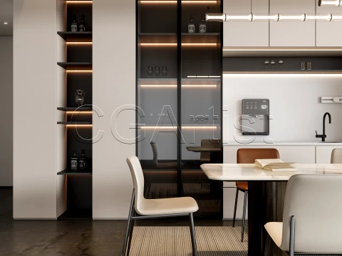 Dining room 7 3D Model
