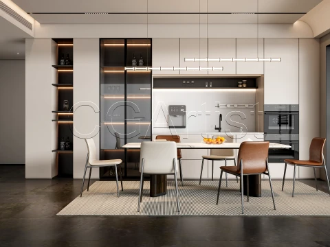 Dining room 7 3D Model