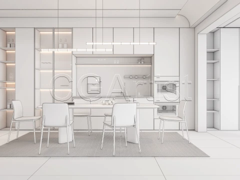 Dining room 7 3D Model