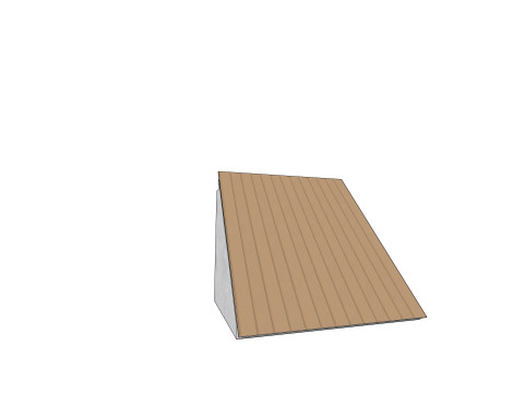 छोटी कॉफ़ी शॉप त्रिभुज 3D मॉडल