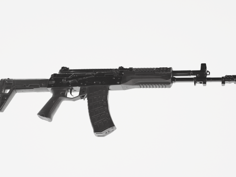 AK-12 Saldırı T&uuml;feği Oyuna Hazır PBR 3D Model