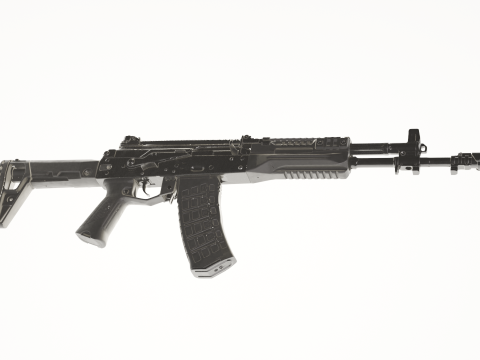 AK-12 Sturmgewehr spielbereit PBR 3D Modell