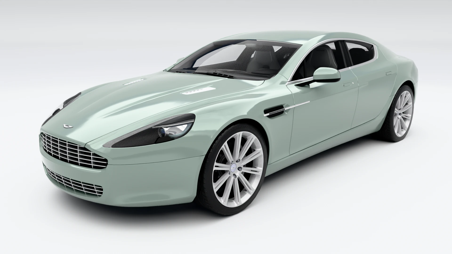 Aston Martin Rapide 2010 3D Model .c4d .max .obj .3ds .fbx .stl .blend 