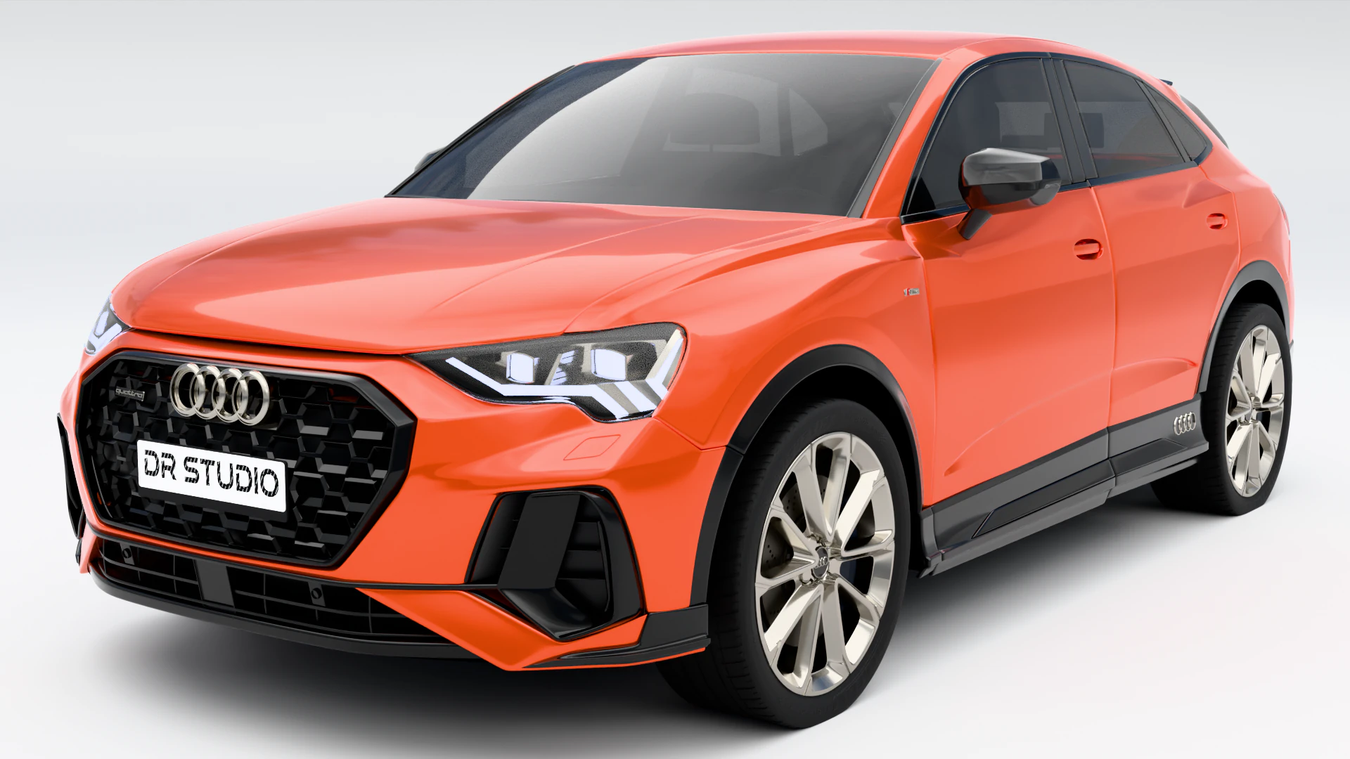 Audi Q3 Sportback 3D Model .c4d .max .obj .3ds .fbx .stl .blend 