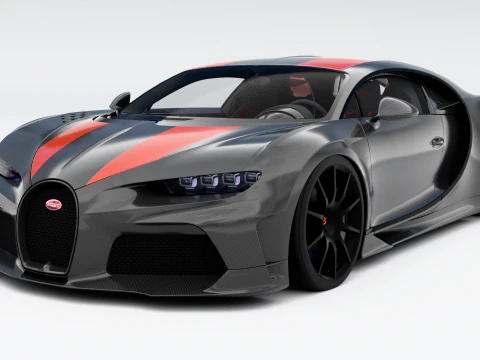Bugatti Chiron Model 3D