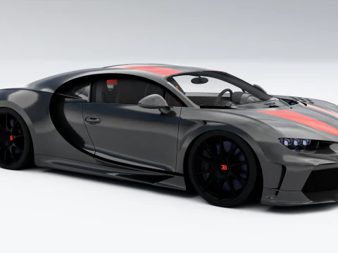 Bugatti Chiron 3D Model