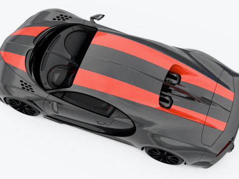 Bugatti Chiron 3D Model