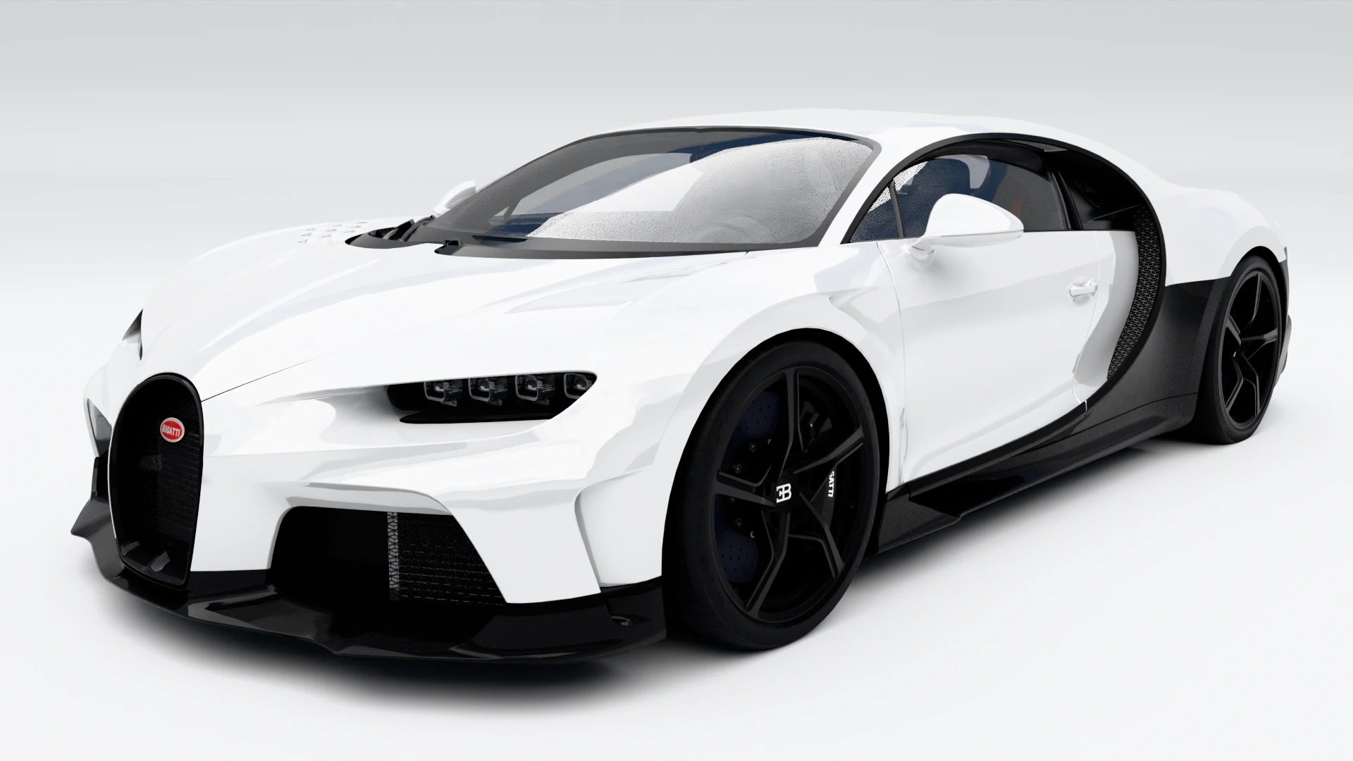 Bugatti Chiron Super Sport 2022 3D Model .c4d .max .obj .3ds .fbx .stl .blend 