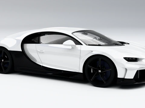 Bugatti Chiron Super Sport 2022 3D Model