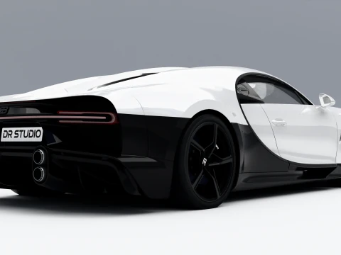 Bugatti Chiron Super Sport 2022 3D Model