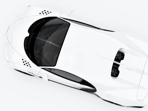 Bugatti Chiron Super Sport 2022 3D Model