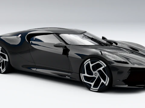 Bugatti La Voiture Noire 3D Model